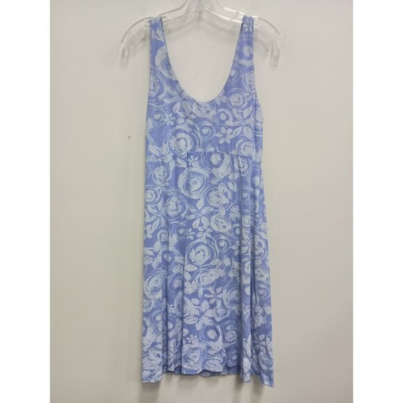 Fresh Produce Womens Babydoll Dress Small Purple Floral Sleeveless Beach Resort - Picture 9 of 10